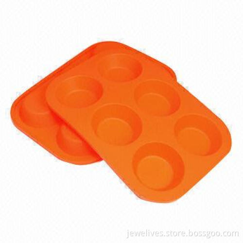 6-cavity silicone candy pans